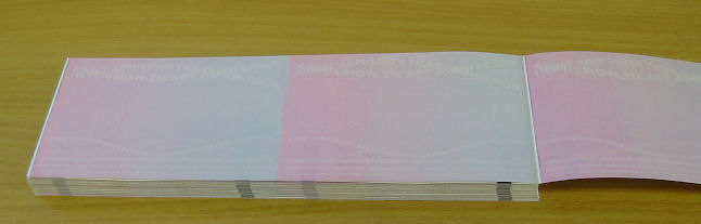 Fan Fold Tickets,Fan Folded Tickets