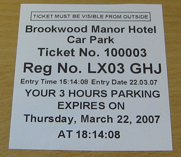 Park Tickets