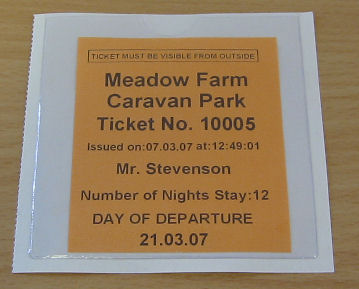 Caravan Site Permits,Camping Site Permits