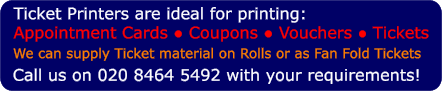 Appointment Cards,Coupons,Coupon Printers,Vouchers,Tickets